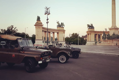 Budapest Sightseeingtur med russisk militærjeep image 3