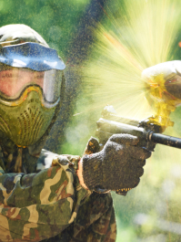 Sovjetisk paintball angrep Vilnius