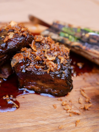 Saftig BBQ-spareribs Praha